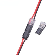 Load image into Gallery viewer, 10pcs 2pin Pluggable Wire Connector Quick Splice Electrical Cable Crimp Terminals for Wires Wiring 22-20AWG LED Car Connectors