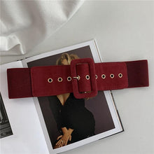 Load image into Gallery viewer, Simple All-match Women's Belt Elastic Wide Belt Coat Belt