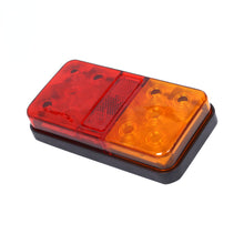 Load image into Gallery viewer, 2PCS 12V 24V 10 LED Tail Light Taillight Turn Signal Indicator Stop Lamp Rear Brake Light for Car Truck Trailer Caravan