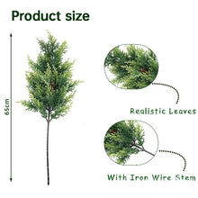 Load image into Gallery viewer, 1pcs Artificial with Fruit Green Plant Pine Branch Decoration Christmas Tree Decoration Accessories