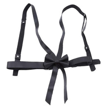 Load image into Gallery viewer, Woman Fashion Adjustable Black Bow Strap Belt