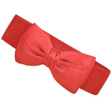 Load image into Gallery viewer, Fashion Women's Bowknot Waistband Elastic Buckle Waist Belt Dress Band