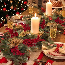 Load image into Gallery viewer, 1/20PCS Artificial Berries Christmas Decoration Red Berry Branches for Xmas Tree Party Home Table Ornaments Red Fruit Wreath