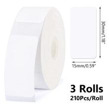 Load image into Gallery viewer, 1/3 Rolls For Niimbot D11 Label Sticker D110 D11 Label Paper Self-adhesive Labels Waterproof Labels For Niimbot D110 Printer
