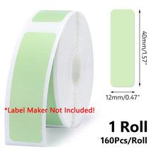 Load image into Gallery viewer, 1/3Rolls Niimbot D11 D110 Mini Label printer paper Printing Label Waterproof Anti-Oil Price Tape Scratch-Resistant Label Sticker