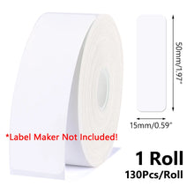 Load image into Gallery viewer, 1/3Rolls Niimbot D11 D110 Mini Label printer paper Printing Label Waterproof Anti-Oil Price Tape Scratch-Resistant Label Sticker
