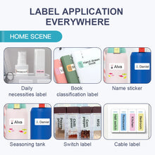 Load image into Gallery viewer, 1/3Rolls Niimbot D11 D110 Mini Label printer paper Printing Label Waterproof Anti-Oil Price Tape Scratch-Resistant Label Sticker