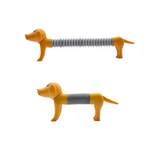Load image into Gallery viewer, 4Pcs Novelty Spring Dog Pop Tubes Sensory Toy Stress Relieve Bellows Toys For Adult Kids Anti-stress Squeeze Toys Gifts