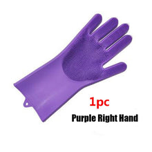 Load image into Gallery viewer, 1 Pc Rubber Gloves Gardening Washing Msrp Kitchen Multifunction Magic For Dishes Cleaning Scrubber Clean Household Tools Glove