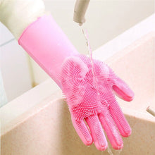 Load image into Gallery viewer, 1 Pc Rubber Gloves Gardening Washing Msrp Kitchen Multifunction Magic For Dishes Cleaning Scrubber Clean Household Tools Glove