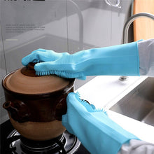 Load image into Gallery viewer, 1 Pc Rubber Gloves Gardening Washing Msrp Kitchen Multifunction Magic For Dishes Cleaning Scrubber Clean Household Tools Glove