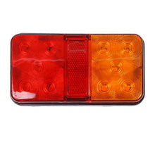 Load image into Gallery viewer, 1 Pcs 12V 10LED Waterproof Car Truck Led Tail Light Warning Tail Lights Lamp For Caravan Truck Truck Boats