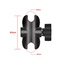 Load image into Gallery viewer, 1 inch Ball Head Adapter Mount Base Motorcycle Handlebar Rearview Mirror Bracket for DJI GoPro Insta360 Action Camera Accessory