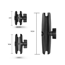 Load image into Gallery viewer, 1 inch Ball Head Adapter Mount Base Motorcycle Handlebar Rearview Mirror Bracket for DJI GoPro Insta360 Action Camera Accessory