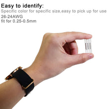Load image into Gallery viewer, 10/20/25/50/200PCS White Cable Soldered Sleeve Terminators Heat Shrink Butt Connectors Electrical Wire Crimp Terminals