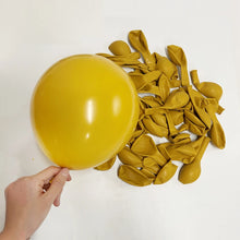 Load image into Gallery viewer, 10/20/30pcs Retro Green Balloons Coffee Khaki Coco Skin Avocado Green Latex Globos for Birthday Decorations Christmas Party Deco