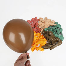 Load image into Gallery viewer, 10/20/30pcs Retro Green Balloons Coffee Khaki Coco Skin Avocado Green Latex Globos for Birthday Decorations Christmas Party Deco