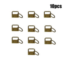 Load image into Gallery viewer, 10/60 PCS Lanyard Keychain Hardware Set Swivel Snap Hooks Colorful Key Fob, Keychain Fob Hardware for Wristlets Keychain Making