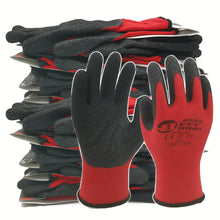 Load image into Gallery viewer, 10 Pairs Non-slip Thicken Latex Rubber Safety Work Gloves Mechanic Working Gloves Palm Coated Gloves For Garden Work