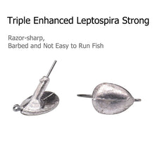 Load image into Gallery viewer, Fishhook 10PCS/Lot 3.5g 5g 7g 10g 14g Tumbler Head Hook Jig Bait Fishing Hook For Soft Lure Fishing Tackle fishing tackle accessorie