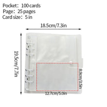 Load image into Gallery viewer, 100/200 Pockets Photocard Binder 3/5Inch Photo Album Polaroid Book Kpop Photocard Holder Insert Instax Album Collect Book
