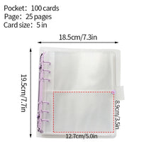 Load image into Gallery viewer, 100/200 Pockets Photocard Binder 3/5Inch Photo Album Polaroid Book Kpop Photocard Holder Insert Instax Album Collect Book