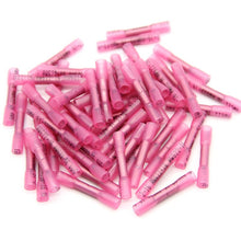 Load image into Gallery viewer, 100/50PCS 22-16 AWG Electrical Heat Shrink Butt Crimp Terminals Red Waterproof Fully Insulated Seal Wire Connectors Assortment