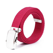 Load image into Gallery viewer, Universal Pant Belt Thickened Rolling Buckle Canvas Belt Men's Clothing Belt