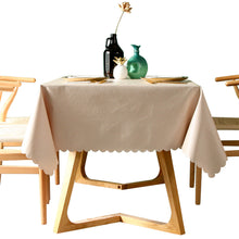Load image into Gallery viewer, Tablecloth Waterproof Oil-Proof Simple Solid Color PVC Table Cloth