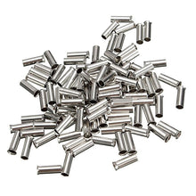 Load image into Gallery viewer, 100PCS Non-Insulated Wire Connector Ferrules Electrical Cable Terminal Copper Bare Tinned Crimp Terminal 0.5mm2-16mm2 22-10 AWG