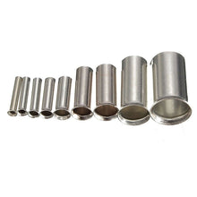 Load image into Gallery viewer, 100PCS Non-Insulated Wire Connector Ferrules Electrical Cable Terminal Copper Bare Tinned Crimp Terminal 0.5mm2-16mm2 22-10 AWG