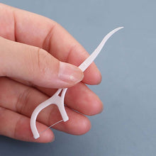 Load image into Gallery viewer, 100Pcs Dental Floss Flosser Picks Toothpicks Teeth Stick Tooth Cleaning Interdental Brush Dental Floss Pick Oral Hygiene Care 0ral irrigator