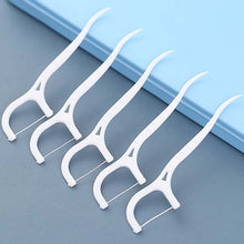 Load image into Gallery viewer, 100Pcs Dental Floss Flosser Picks Toothpicks Teeth Stick Tooth Cleaning Interdental Brush Dental Floss Pick Oral Hygiene Care 0ral irrigator