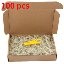 Load image into Gallery viewer, 100pcs Heat Shrink Butt Splice Connectors Wire Connector Heat Sleeve Tube Electrical Splice Solder Cable Heat Shrink with Solder