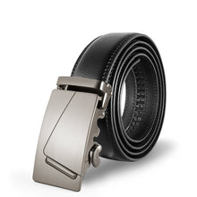 Load image into Gallery viewer, Customized Men's Fashion Black Automatic Leather Buckle Ratchet Gift Belt