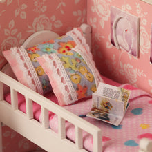 Load image into Gallery viewer, DIY Dollhouse Miniature with Furniture Making Building Birthday Gift Toy