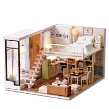 Load image into Gallery viewer, Dollhouse Miniature with Furniture, DIY Dollhouse Kit Plus Dust Proof and Music Movement,