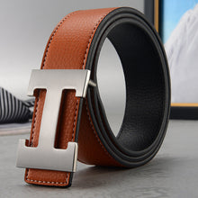 Load image into Gallery viewer, Belt Men's Casual Trendy All-Match Middle-Aged Persons Youth Pants Belt