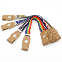 Load image into Gallery viewer, Children's Belt Baby Elastic Belt Boys and Girls Elastic Pants Belt Children Anti-Drop Pant Belt Snap Button