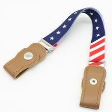 Load image into Gallery viewer, Children's Belt Baby Elastic Belt Boys and Girls Elastic Pants Belt Children Anti-Drop Pant Belt Snap Button