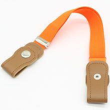 Load image into Gallery viewer, Children's Belt Baby Elastic Belt Boys and Girls Elastic Pants Belt Children Anti-Drop Pant Belt Snap Button