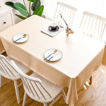 Load image into Gallery viewer, Waterproof Tablecloth Oil-Proof Household Dining Table Suitable Cloth Rectangular Dining Table