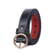 Load image into Gallery viewer, Belt Women's Korean-Style Simple White Student Universal Jeans Decorative All-Match Black