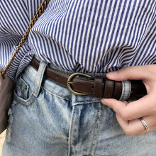 Load image into Gallery viewer, Belt Women's Simple All-Match Decorative Jeans Strap Dress Thin Belt Women's