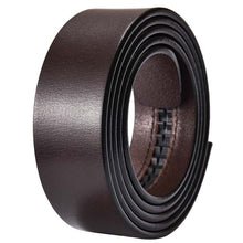 Load image into Gallery viewer, Leather Slot Strip DIY Single Layer Leather without Buckle Body Man's Belt