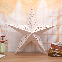 Load image into Gallery viewer, 60cm Christmas Decorations Five-Pointed Star Pendant Hollow Hanging Ornaments