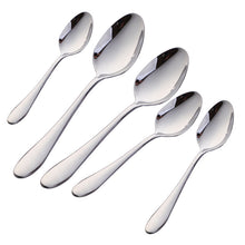 Load image into Gallery viewer, Stainless Steel Tableware Tip Spoon Creative Western Thickened Dessert Spoon Household Spoon
