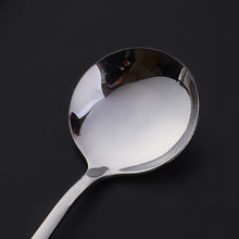 Load image into Gallery viewer, Stainless Steel Tableware round Spoon Coffee Spoon Soup Spoon Creative Cute Children's Spoon