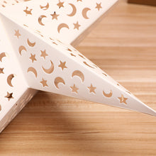 Load image into Gallery viewer, 60cm Christmas Decorations Five-Pointed Star Pendant Hollow Hanging Ornaments