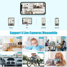 Load image into Gallery viewer, 1080P Mini Camera Surveillance Beveiliging Wifi Nachtzicht Waterdichte Video Recorder Outdoor Digitale Web Control Motion Sensor W8